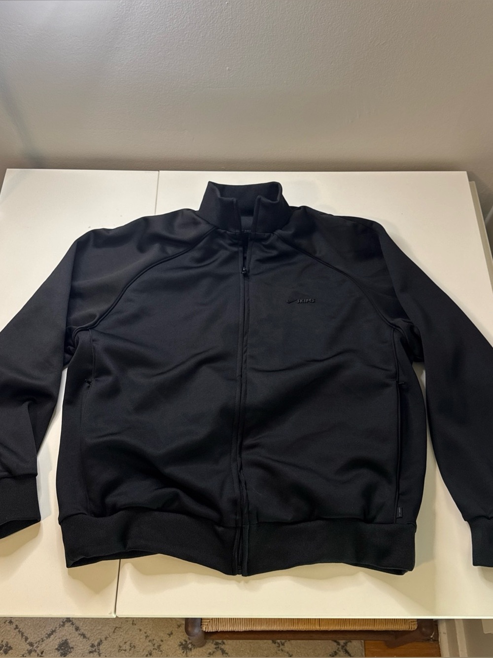 Nike skims Tricot oversized track jacket obsidian XS